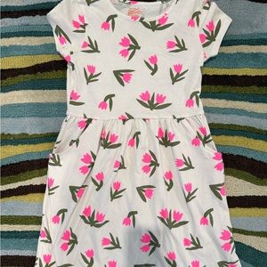 Cat & Jack Pink and Green Casual Dress